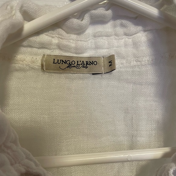 100% Linen Blouse - Picture 2 of 5